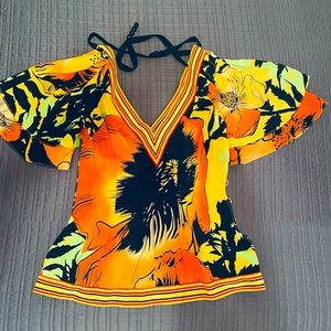 Plenty by Tracy Reese tropical shirt.